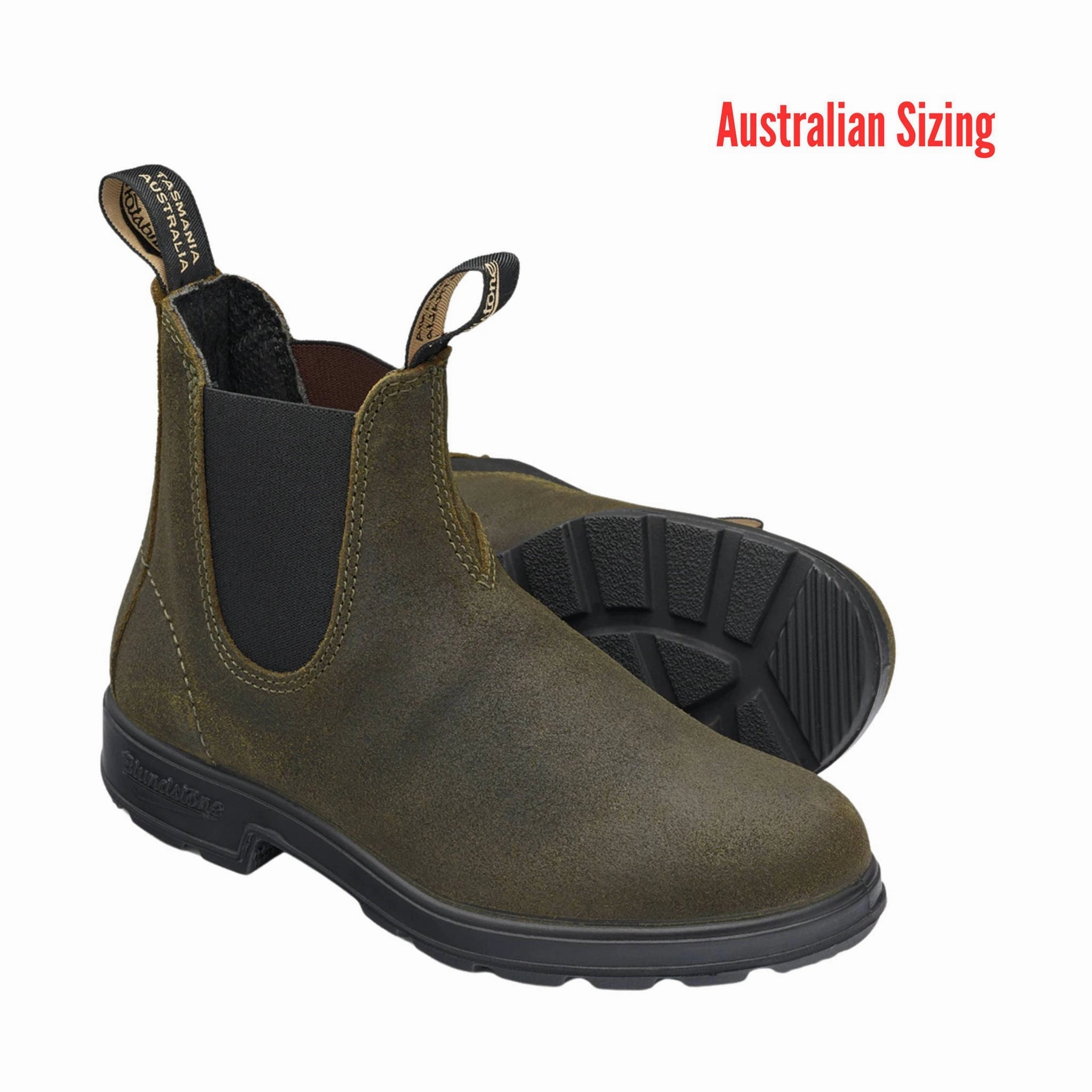Outback Proof Anti-Friction Blundstone Original Suede Boots - Dark Olive