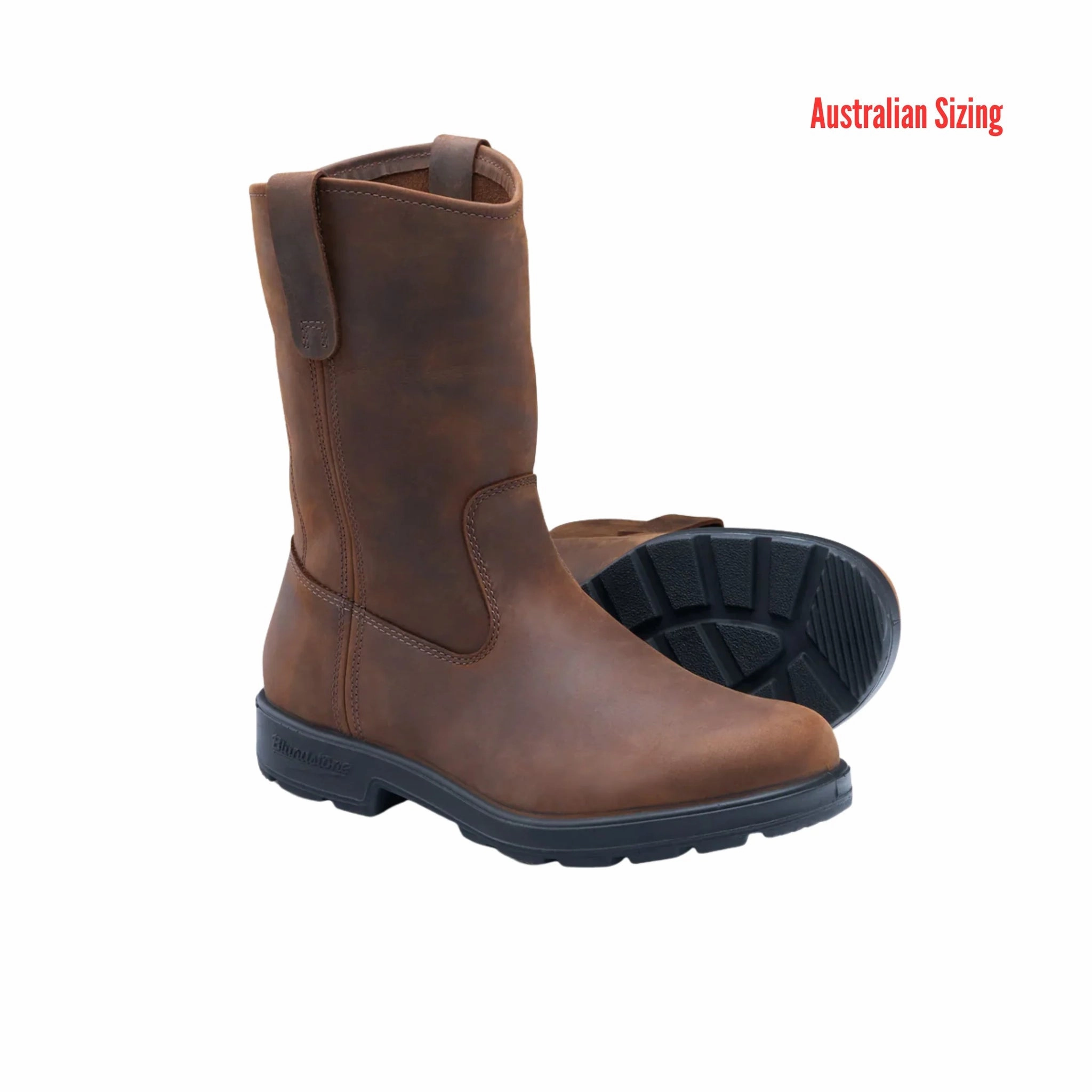 Water resistant upper Blundstone Rigger Boot - Teak