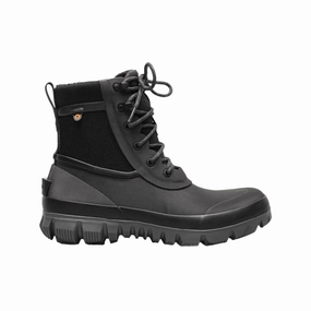 Active Wear Reliable Protection Bogs Men's Arcata Urban Lace Waterproof Winter Boots - Black