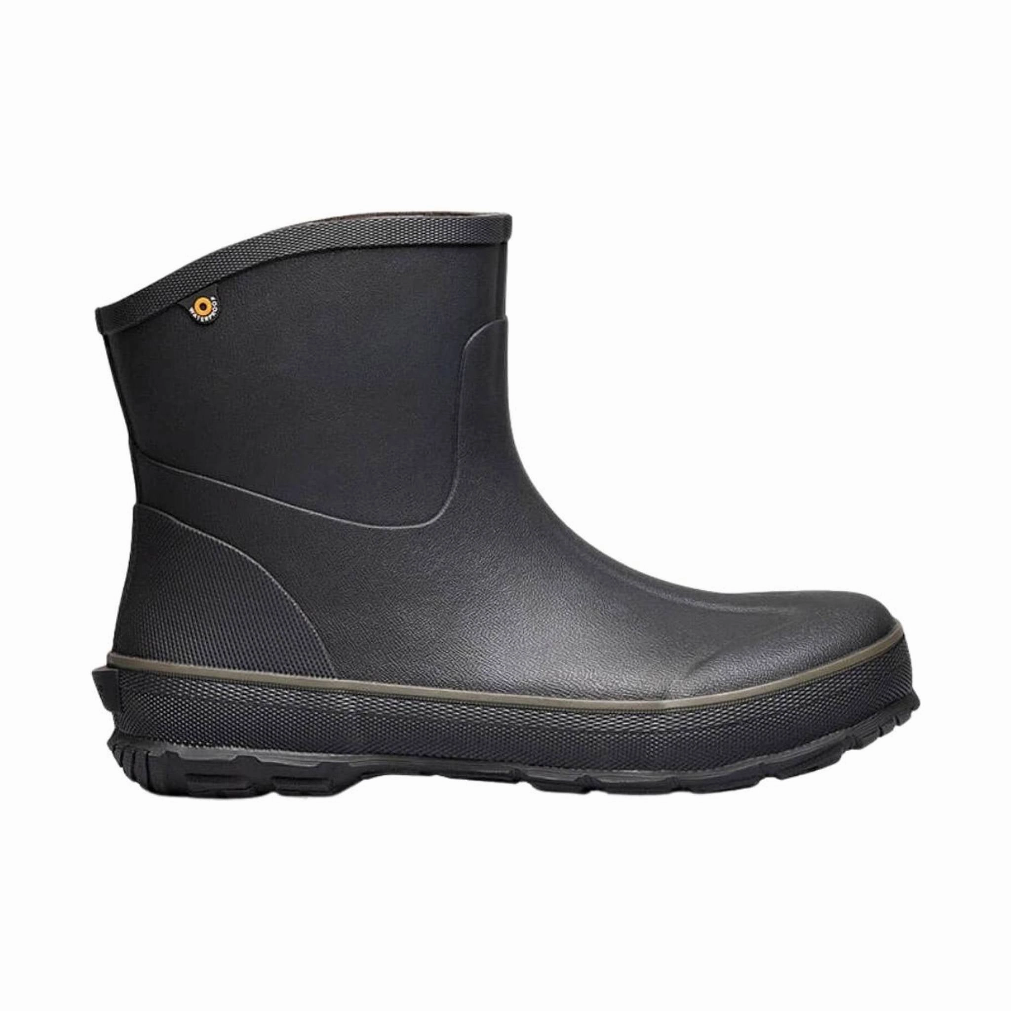 Quick Drying River Crossing Off Duty Bogs Men's Digger Mid Farm Rain Boot - Black