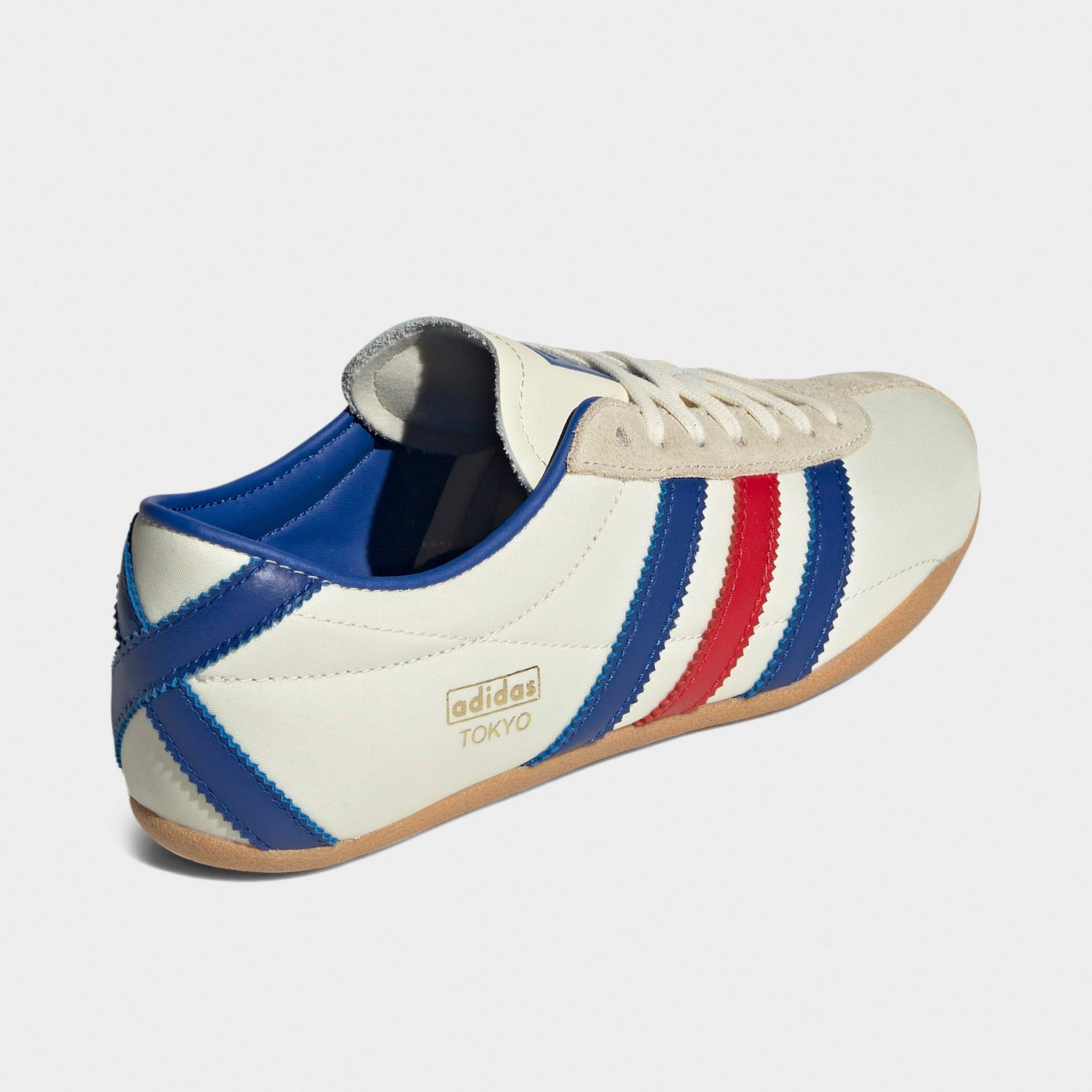 adidas Women's Tokyo Cream White / Team Royal Blue - Gum Structured chic Ortholite insole