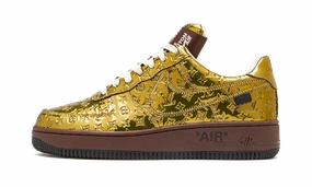 foldable Louis Vuitton Air Force 1 Low "Virgil Abloh - Metallic Gold"