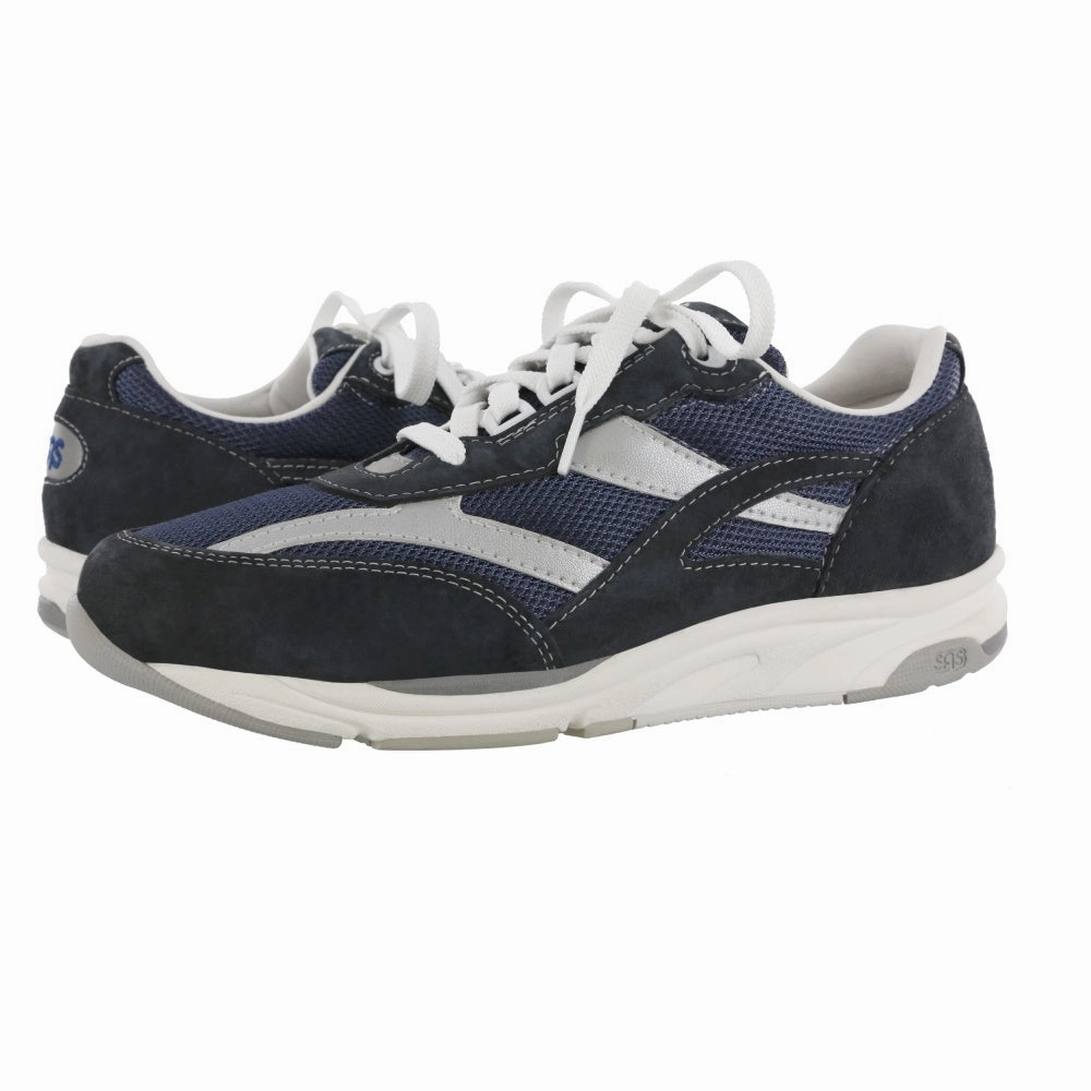 Tour Mesh - Blue Modern Routine Memory Foam Footbed