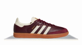 Thermoregulating Interior Soft Footbed Mold Adidas Samba Maroon Bordeaux Cream