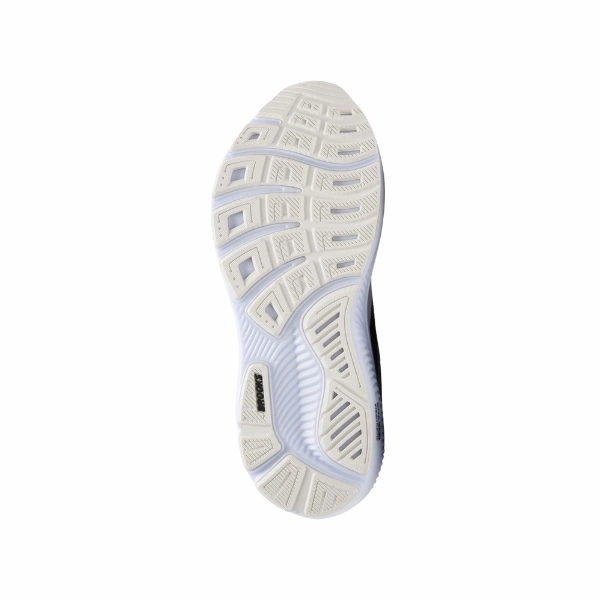 running in a lake area shoes Brooks Women's Ghost 17 Wide White/Black