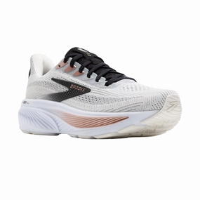 bmx shoes Lightweight Composite Plate Brooks Women's Ghost 17 Wide White/Black