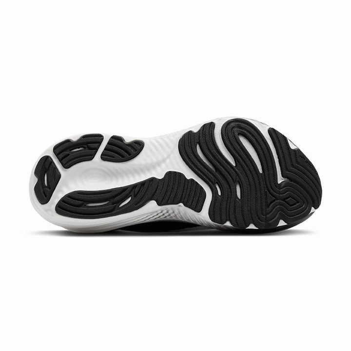 Brooks Women's Glycerin StealthFit 22 White/Black Compression Web Exoskeleton Ergonomic foot shape