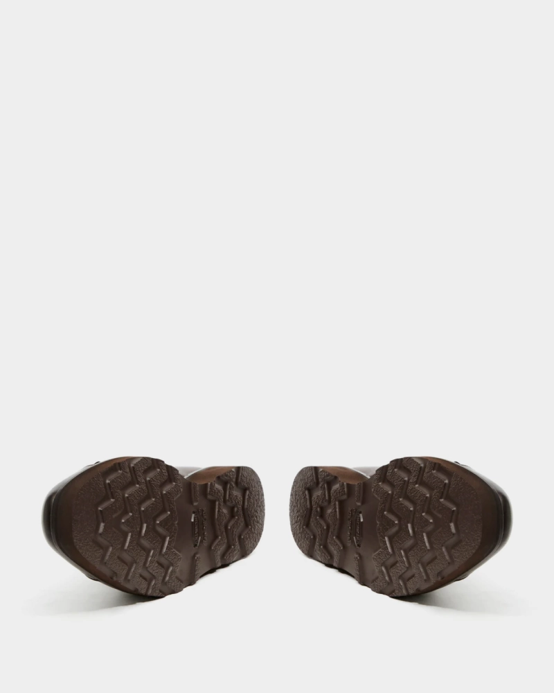 City Style Easy Clean Material Brown Lightweight Monk Strap Shoe