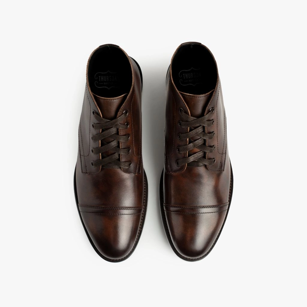 Cadet | Rich Mahogany Toe Protection