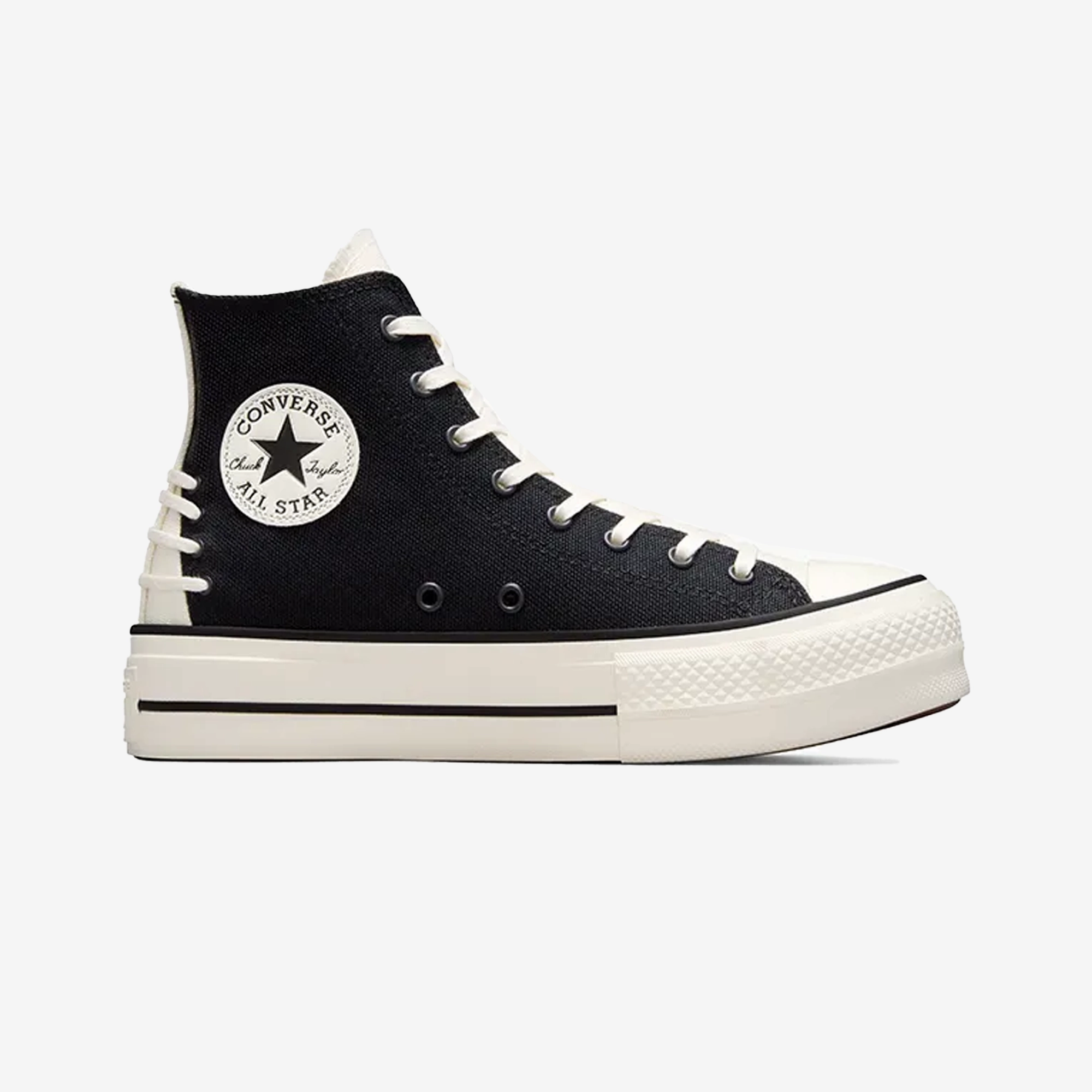 Moisture Management Fabric Converse | CHUCK TAYLOR ALL STAR LIFT PLATFORM CRAFTED { BLACK