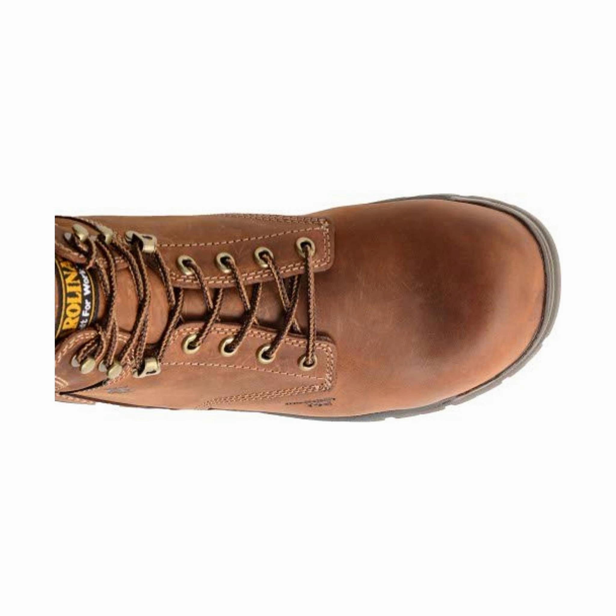 Surfer Compression Molded Midsole Carolina Men's Bruno Lo 6 Inch Composite Broad Toe Work Boot - Copper Crazy Horse