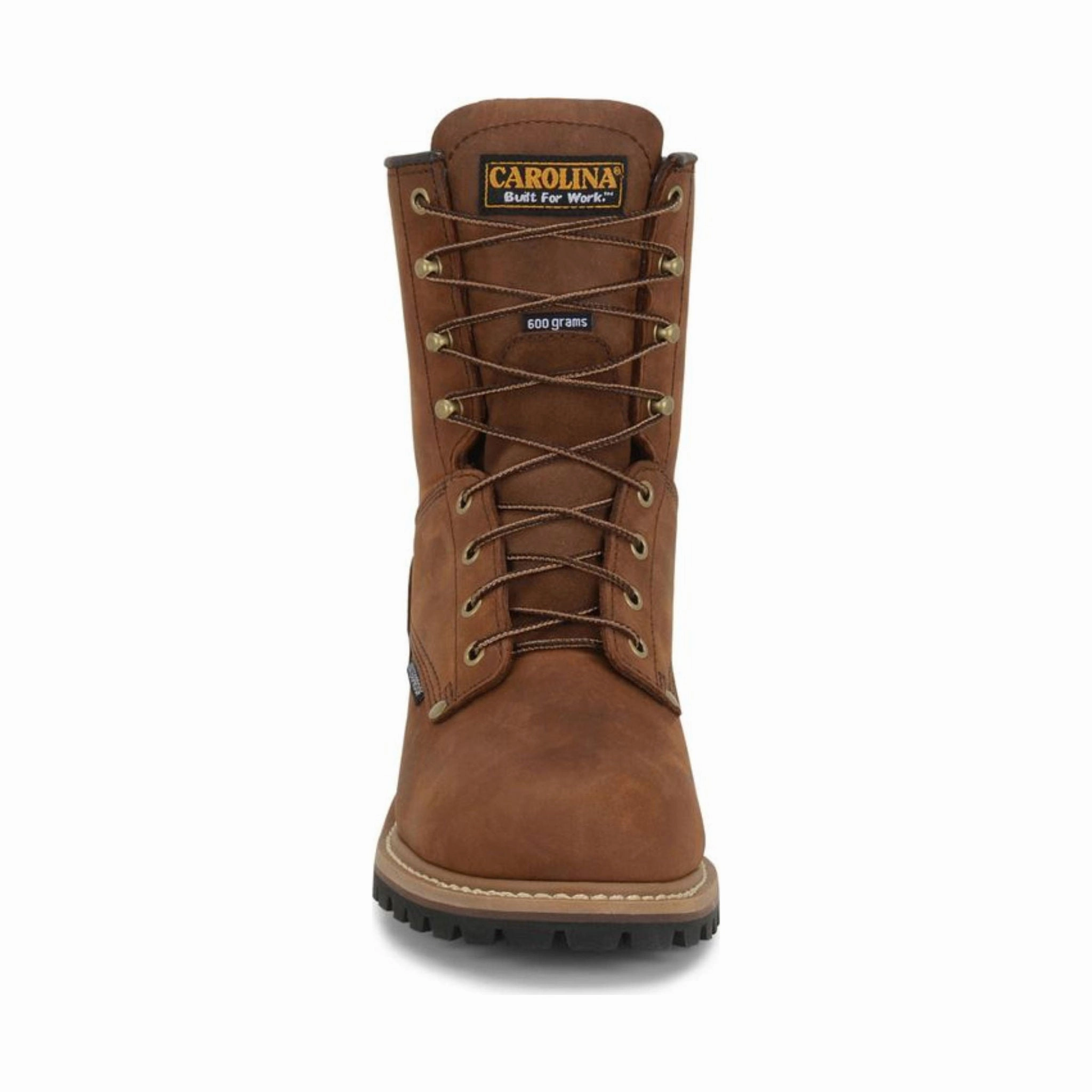 Carolina Men's Elm 8 Inch Logger Insulated Steel Toe Work Boot - Brown Padded Interior Backcountry Camper sports