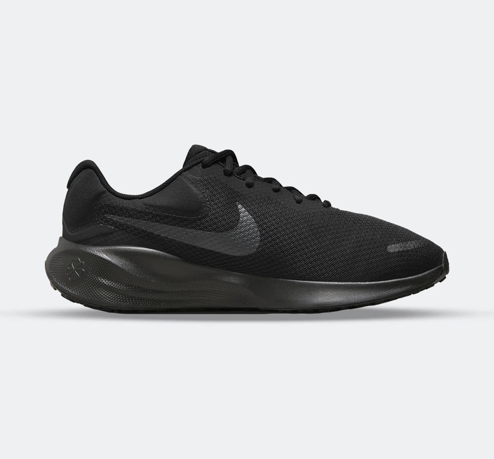 Thermoplastic Heel Cup Sneaker Display Men's Wide Fit Nike FB8501-001 Revolution 7 Running Trainers