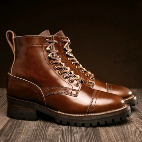 Challenger | Coffee Shinki Cordovan Durable Shell Hiking Trails