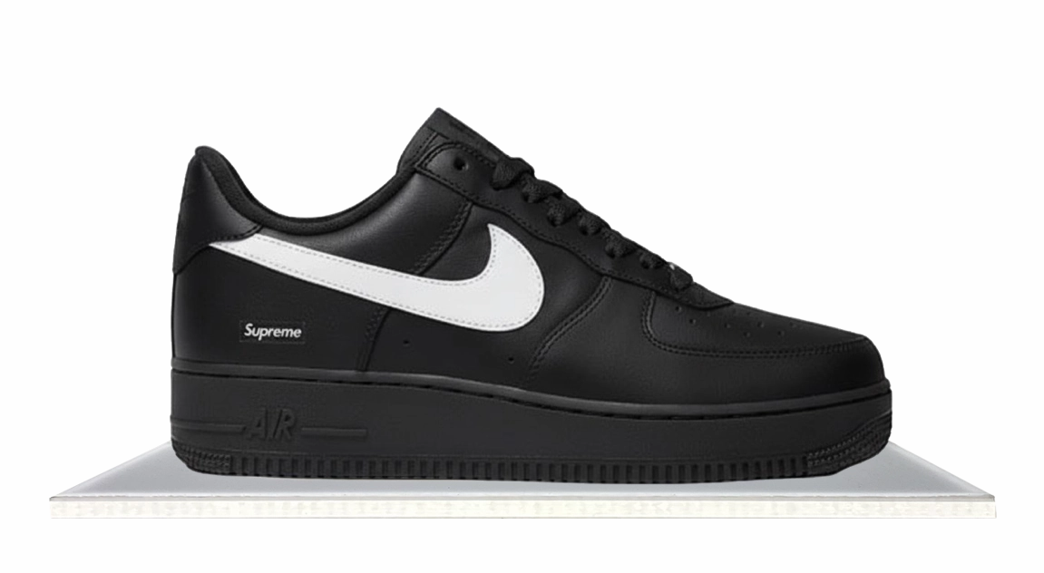 Chill Style Street Move Air Force 1 Low Supreme Black White