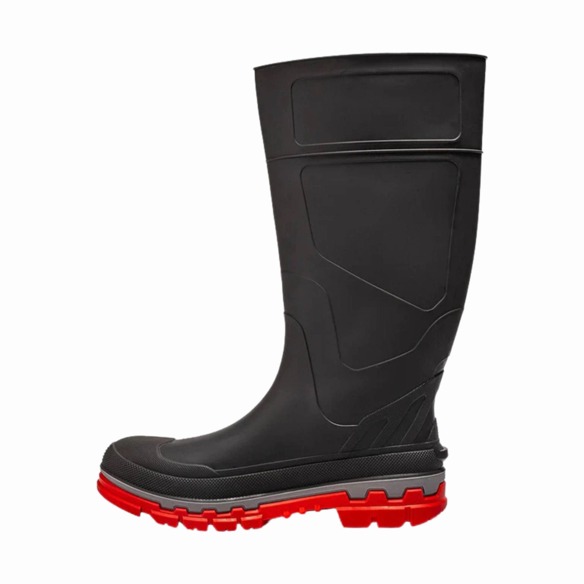 Chinook Men's Kickaxe 15 Inch Waterproof Rubber Work Boots - Black Daily Ready Sock Fit