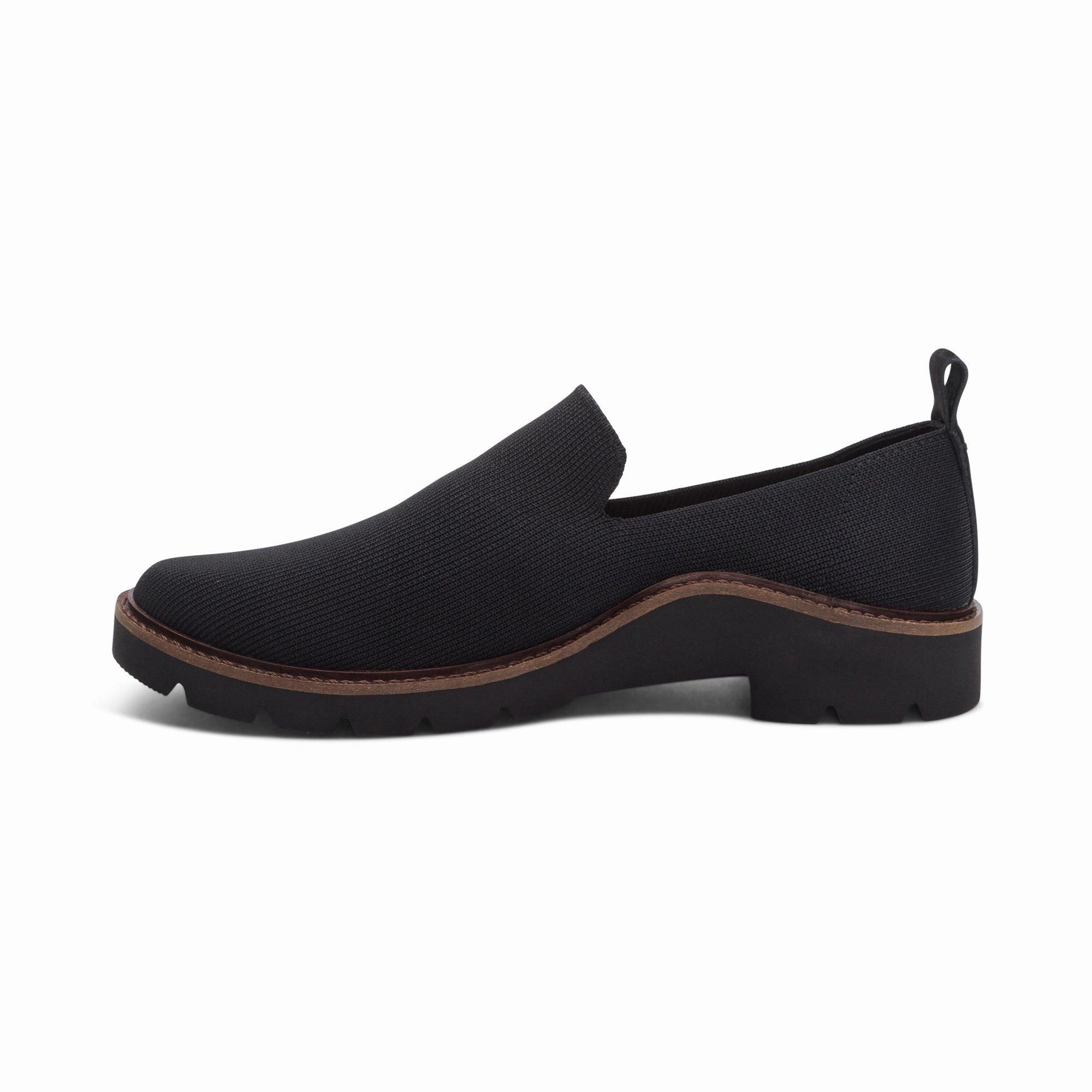 Chloe Slip-On Loafer - Black padded insole Modern Street