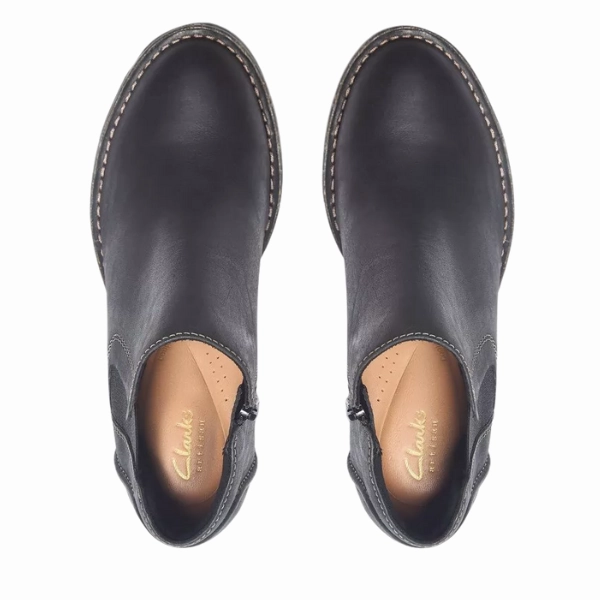 Protective Upper Flexible Frame Urban Traveler Clarks Women's Kastela Lo Black Leather