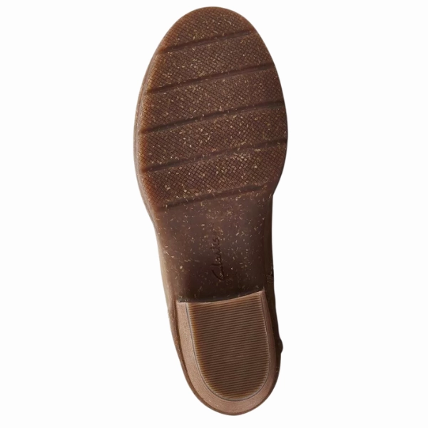 Clarks Women's Kastela Lo Pebble Leather Ankle Coverage Shock Absorption Core