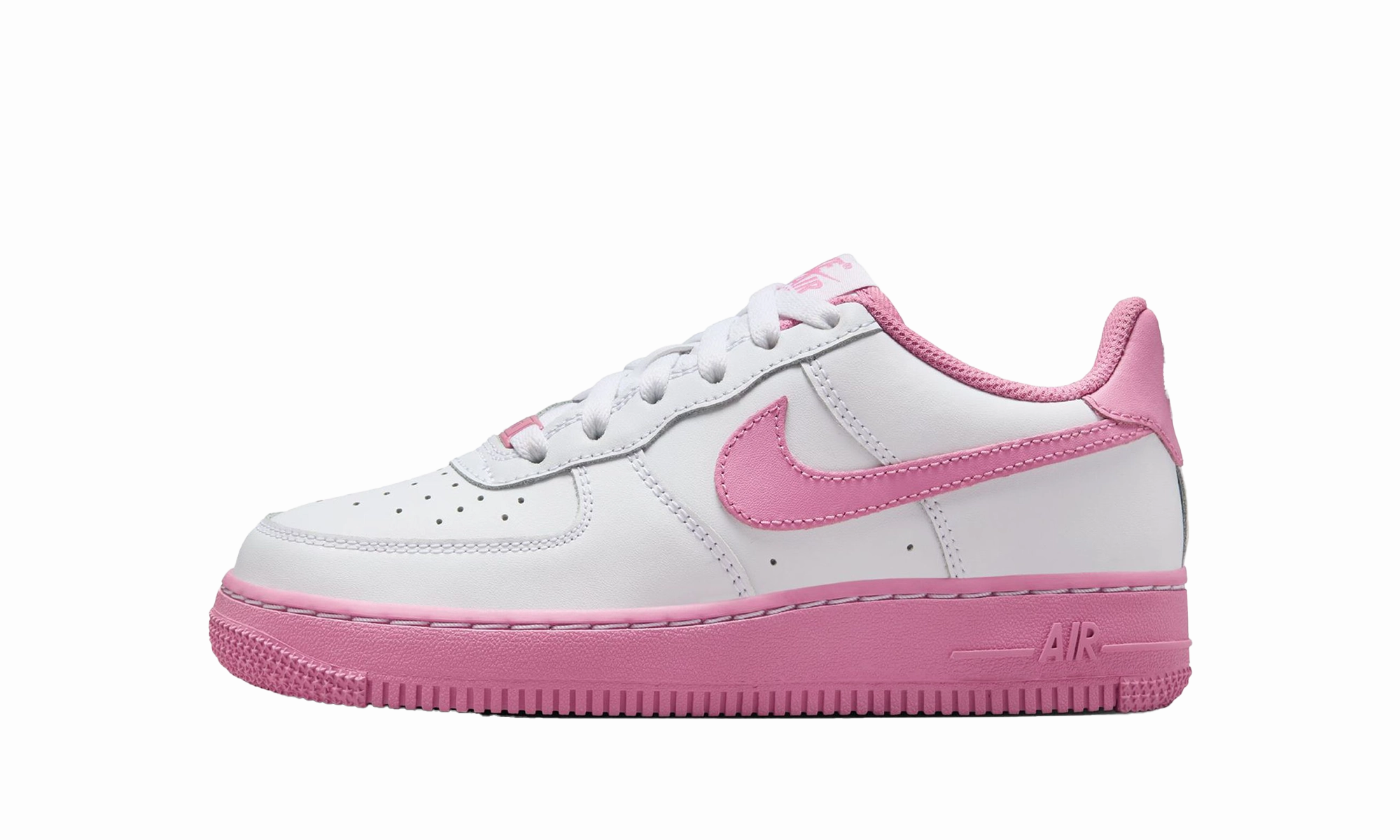 No Stress Tidy Lines Air Force 1 Low GS "White Magic Flamingo"