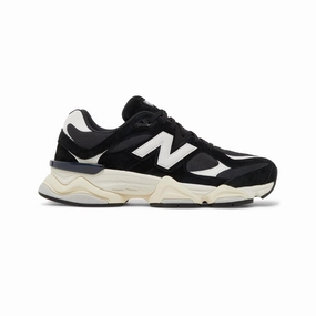 leather - strap shoes fast running shoe performance 9060 'Black and White' (2023)