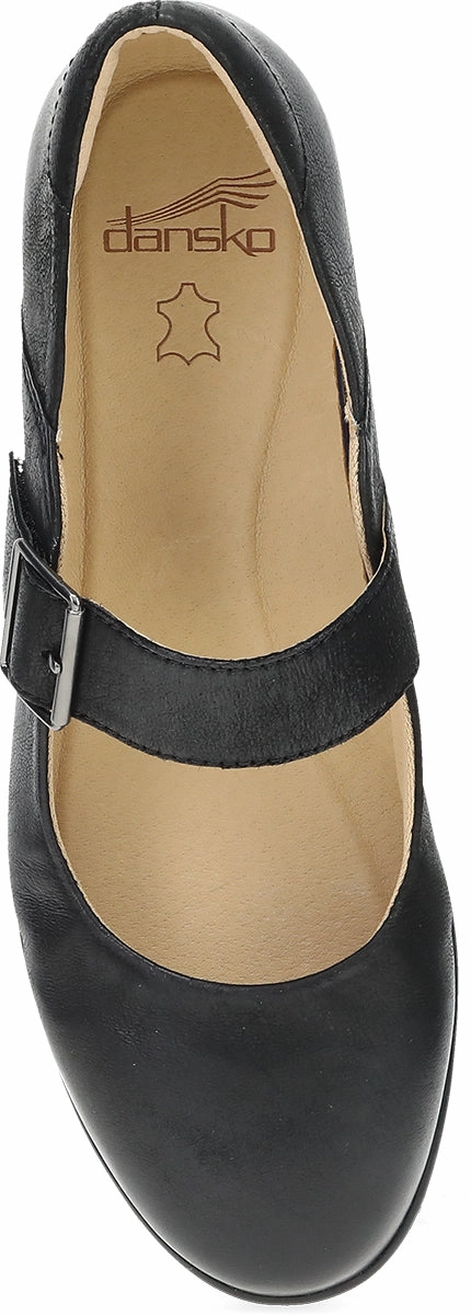 Collette Black Burnished Nubuck Dynamic Wear No Noise