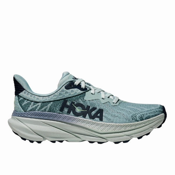 HOKA Women's Challenger ATR 7 Wide Aqua all - terrain running shoes
