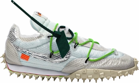 Move Free OFF-WHITE x Wmns Waffle Racer 'Electric Green' - CD8180 100