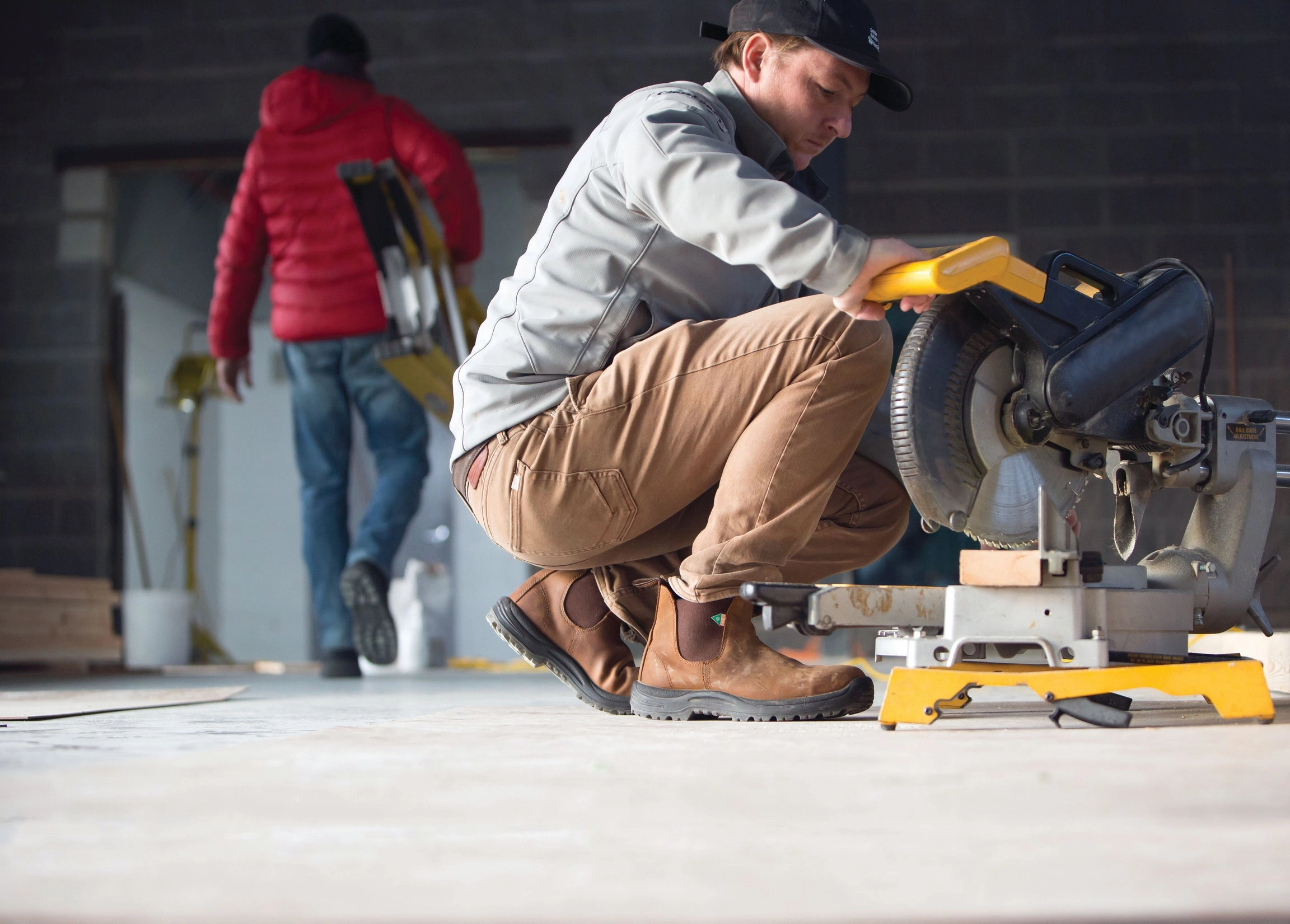 Men's Steel Toe Work & Safety Boots 164 Comfort Toe Box Picnic