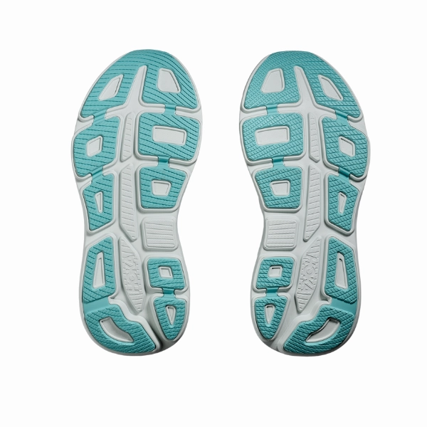 Training session Hoka Women's Bondi 9 White/Blue