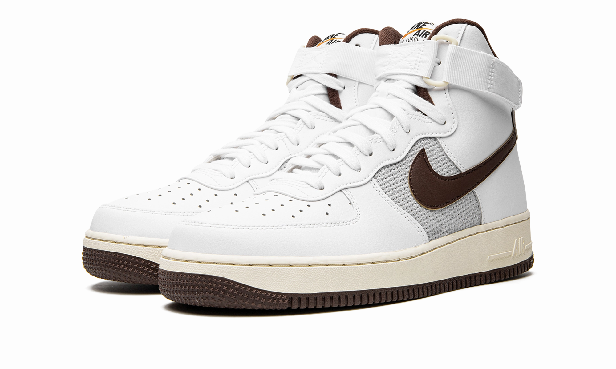 Air Force 1 High '07 "White Light Chocolate" FlexibleOutsole Flex Groove Technology
