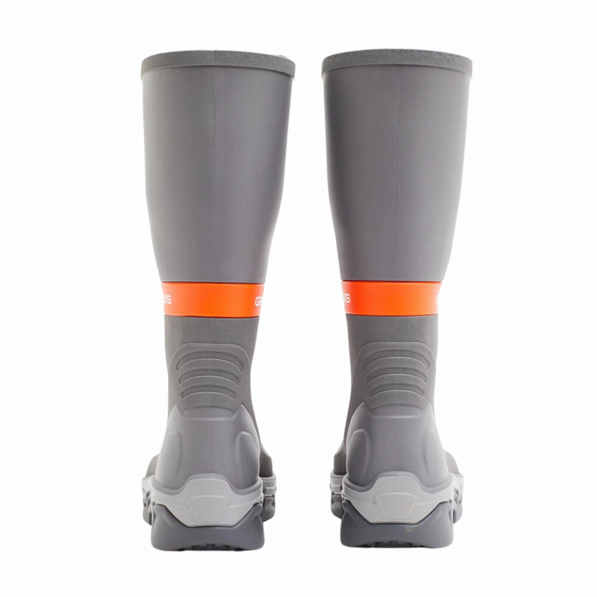 Grundens Men's Deck Boss 15 Inch Fishing Boot - Light Grey Elastic Material