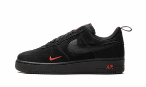 Air Force 1 Low "Multi Swoosh Black Crimson" Slip Resistant Outsole Port Run