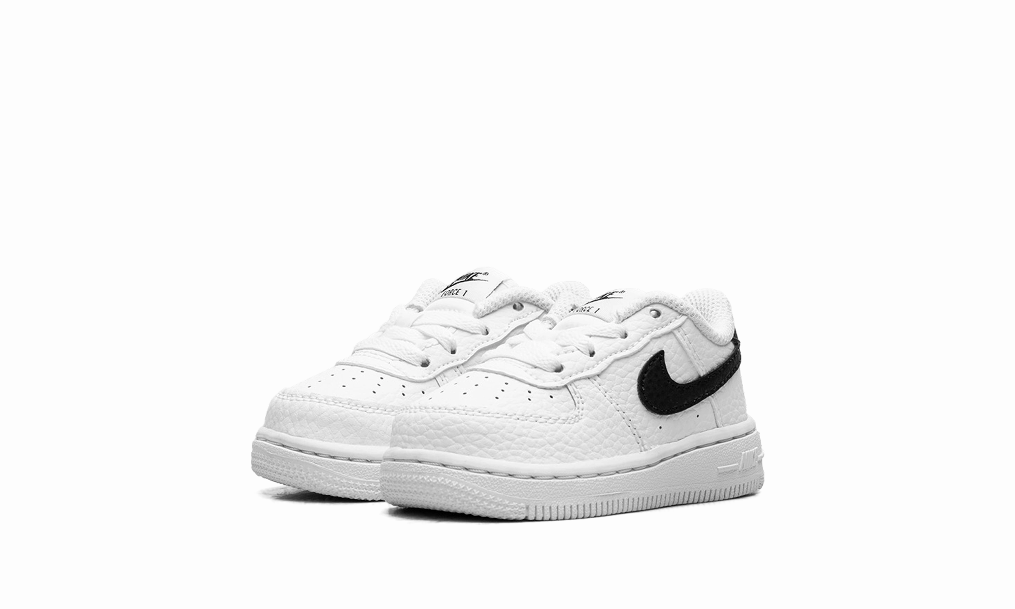 Air Force 1 TD "WHITE BLACK" No Slip Open Walk