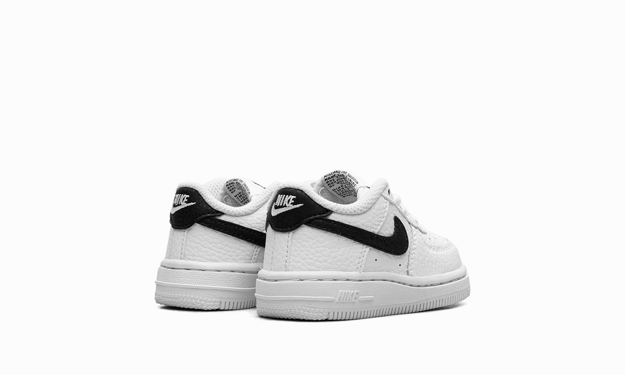 Air Force 1 TD "WHITE BLACK" Indoor outdoor use Breathable Design