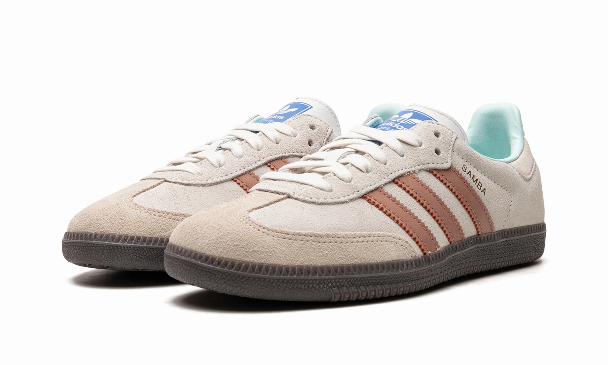 Samba OG "Crystal White / Clay" Mesh Comfort Durable Stitching Detail