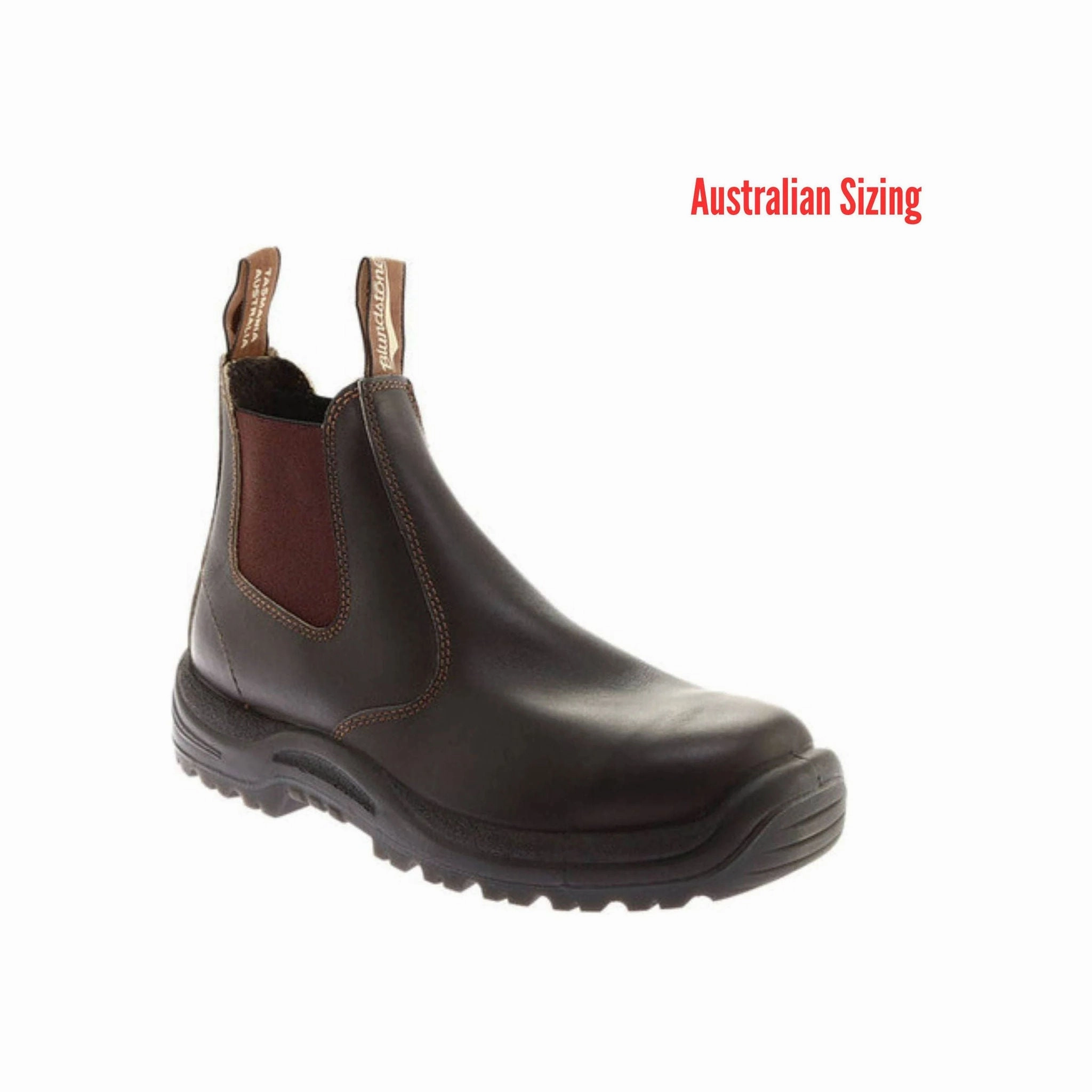 Comfort Lining Rainy Days french chic Blundstone Work Safety Boot Soft Toe - Stout Brown