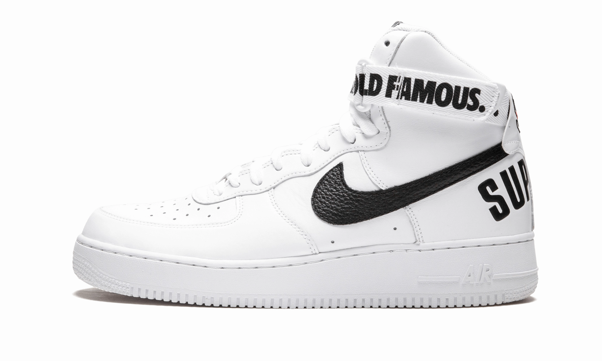 Ridge Path Breathable Upper Shoes Air Force 1 High Supreme SP "White"