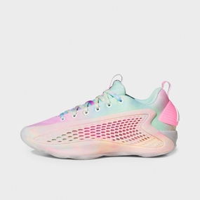 Active Design Mobility Boost adidas Juniors' Anthony Edwards 1 Low Pink / Green - White