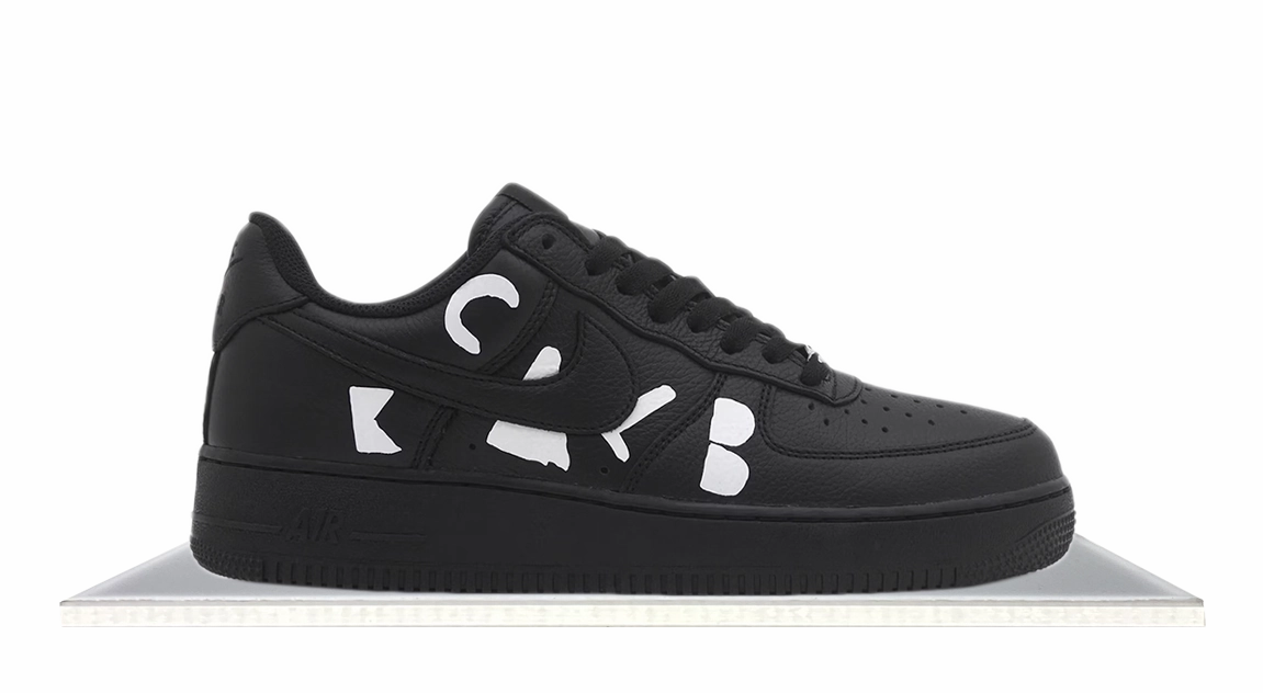 Air Force 1 'BLACK' Comme des Gar?ons Flexible Responsive Cushioning Layer