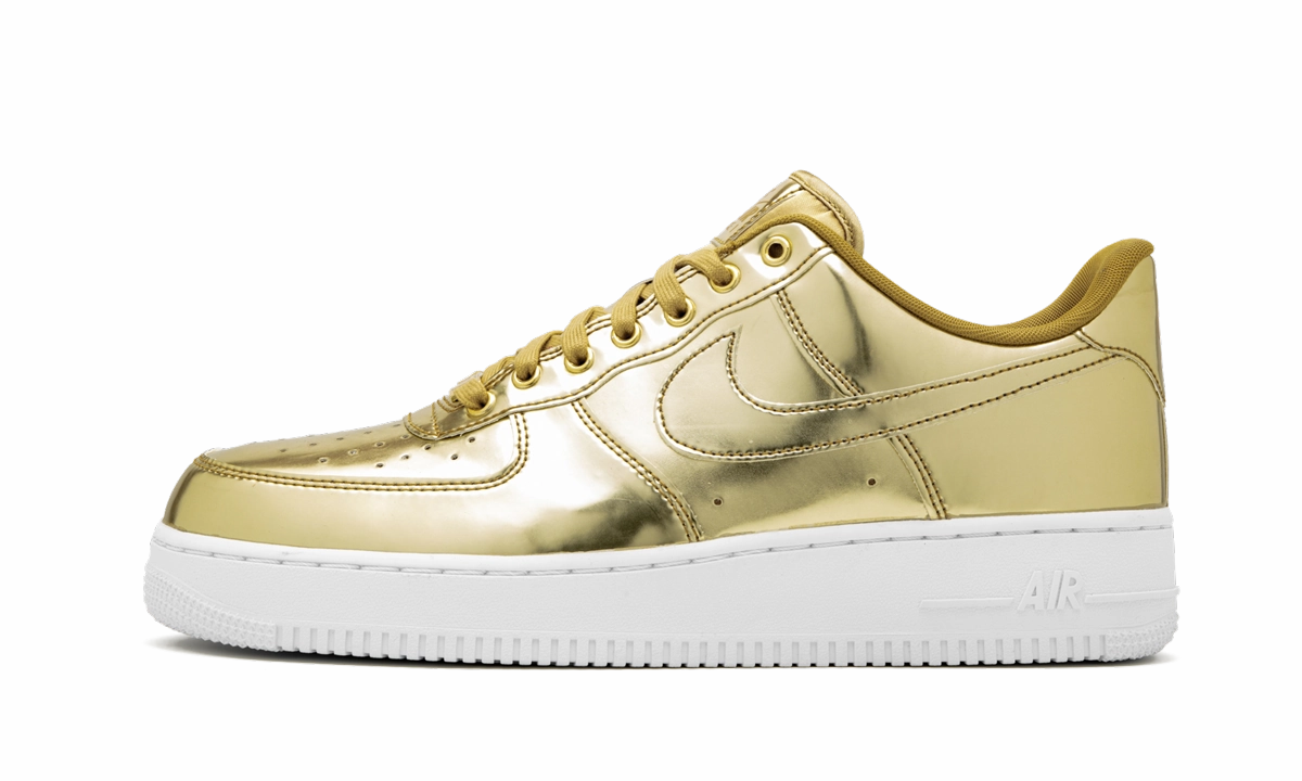 AIR FORCE 1 SP WMNS "Metallic Gold" Galaxy Step Speed Walk