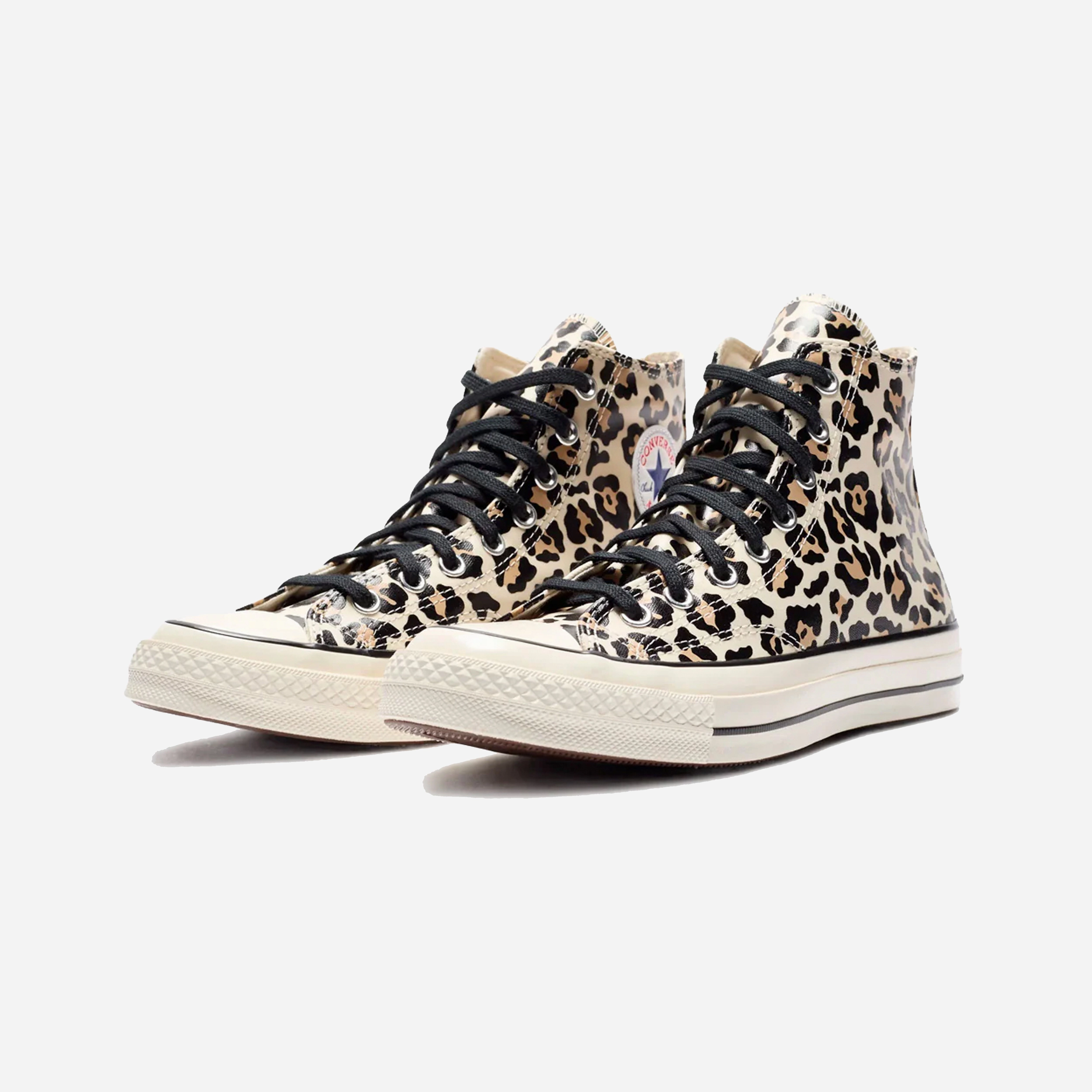 All Day Use Converse | CHUCK 70 GLOW IN THE DARK LEOPARD PRINT { EGRET/LIGHT FAWN