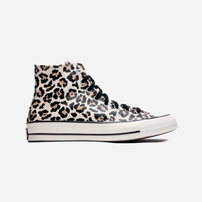 Active Use Converse | CHUCK 70 GLOW IN THE DARK LEOPARD PRINT { EGRET/LIGHT FAWN
