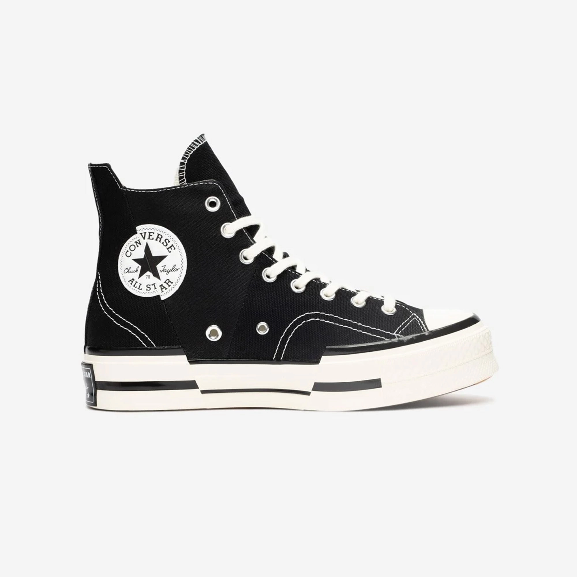Sleek Option Converse | CHUCK 70 PLUS HI  { BLACK/EGRET/BLACK