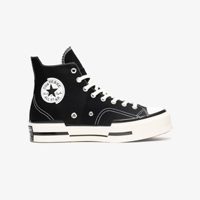 Abrasion Proof Toe Guard Comfort Boost Converse | CHUCK 70 PLUS HI  { BLACK/EGRET/BLACK