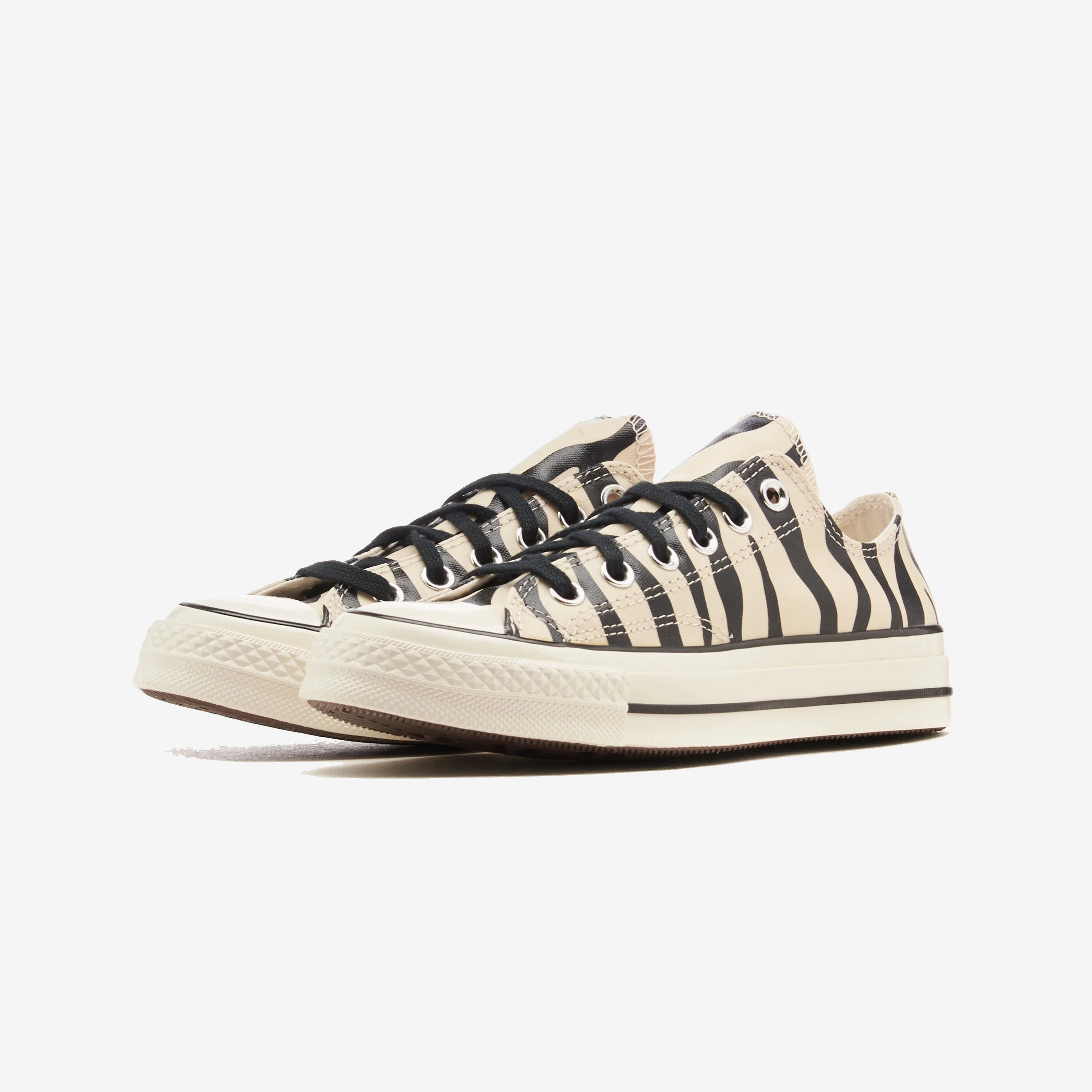 Power Stride Converse | CHUCK 70 ZEBRA PRINT { BEIGE/BLACK