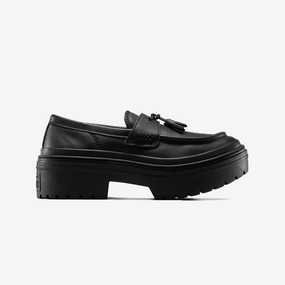 Lightweight Gear Converse | CHUCK TAYLOR ALL STAR LUGGED HEEL LOAFER CUERO { BLACK