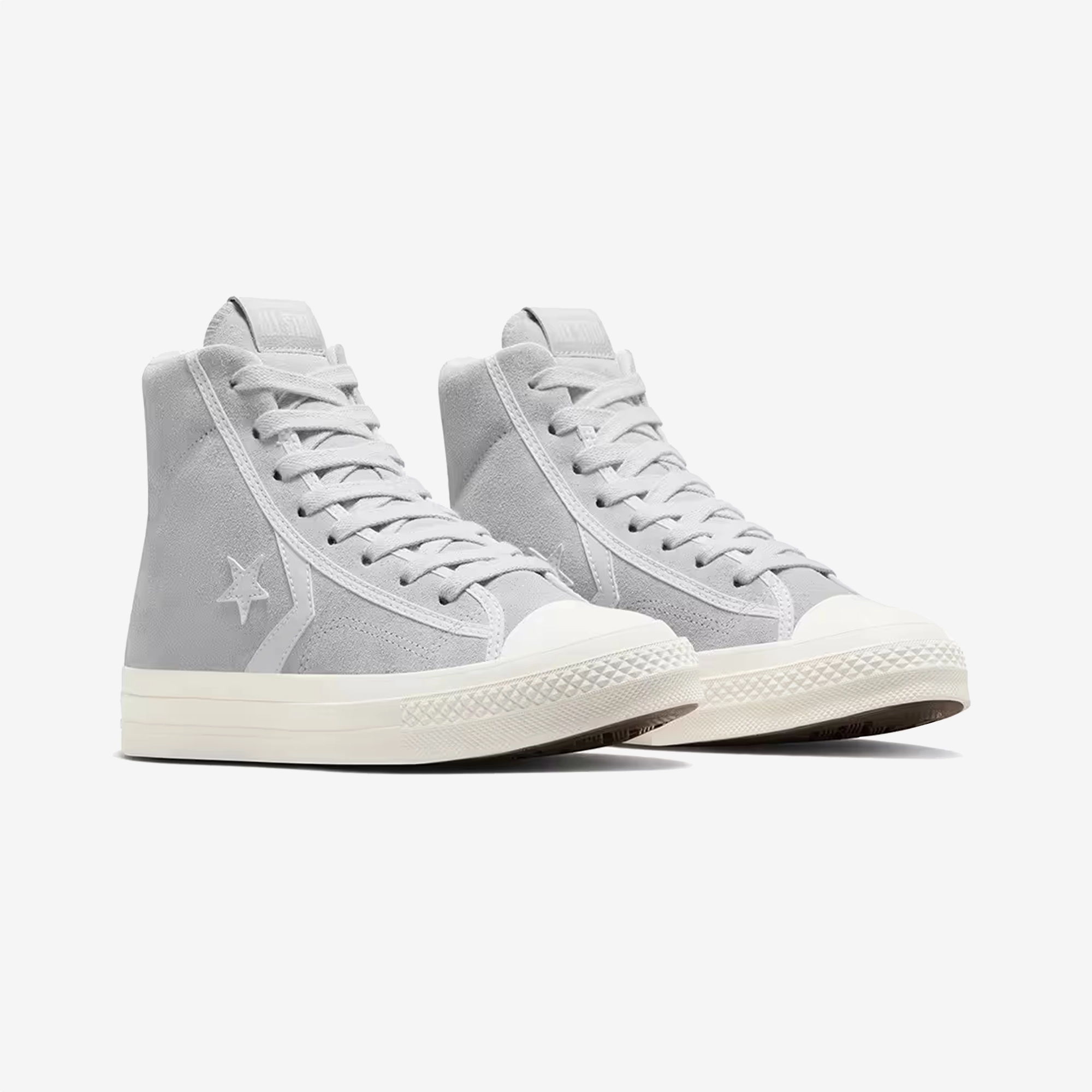 CONVERSE | STAR PLAYER 76 SUEDE { GREY/WHITE Adjustable Strap Hyper Breathable Knit