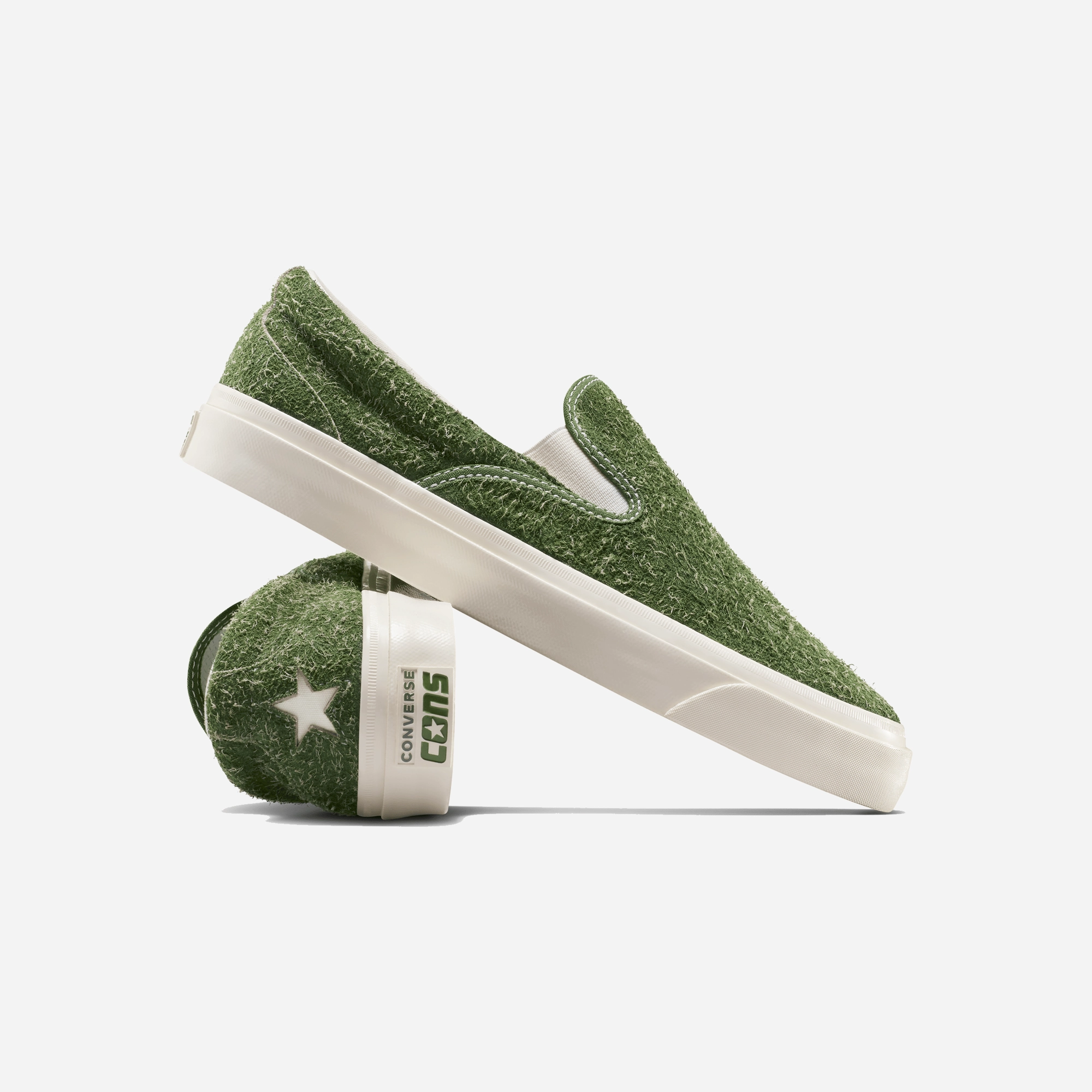 Hexagonal Traction CONVERSE | x GOLF WANG ONE STAR CC SLIP PRO { GREEN