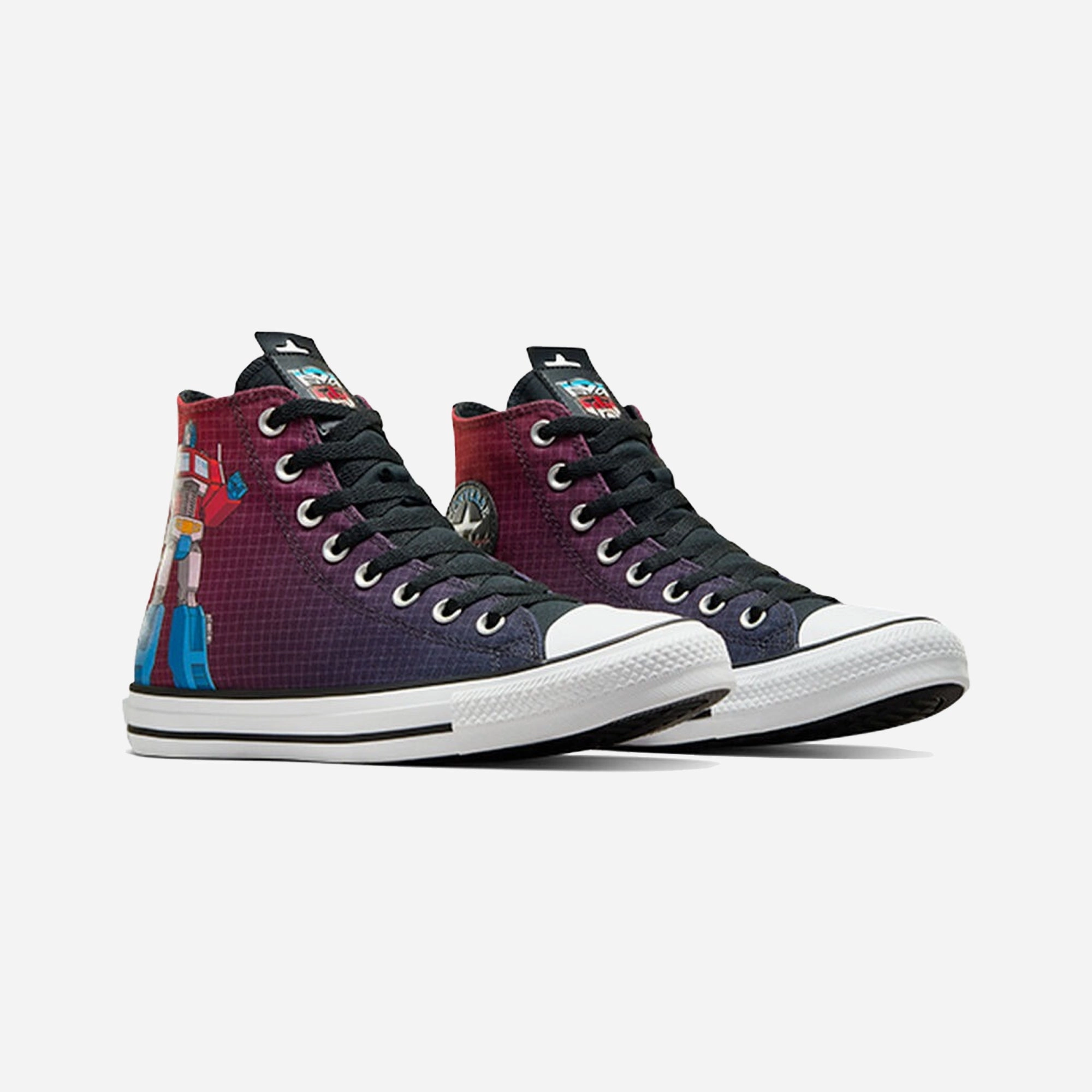 Converse | x TRANSFORMERS CHUCK TAYLOR ALL STAR AUTOBOTS { BLACK/FEVER DREAM/WHITE Weekend Comfort Flexible Groove Outsoles